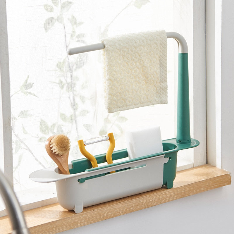 Telescopic Kitchen Sink Shelf