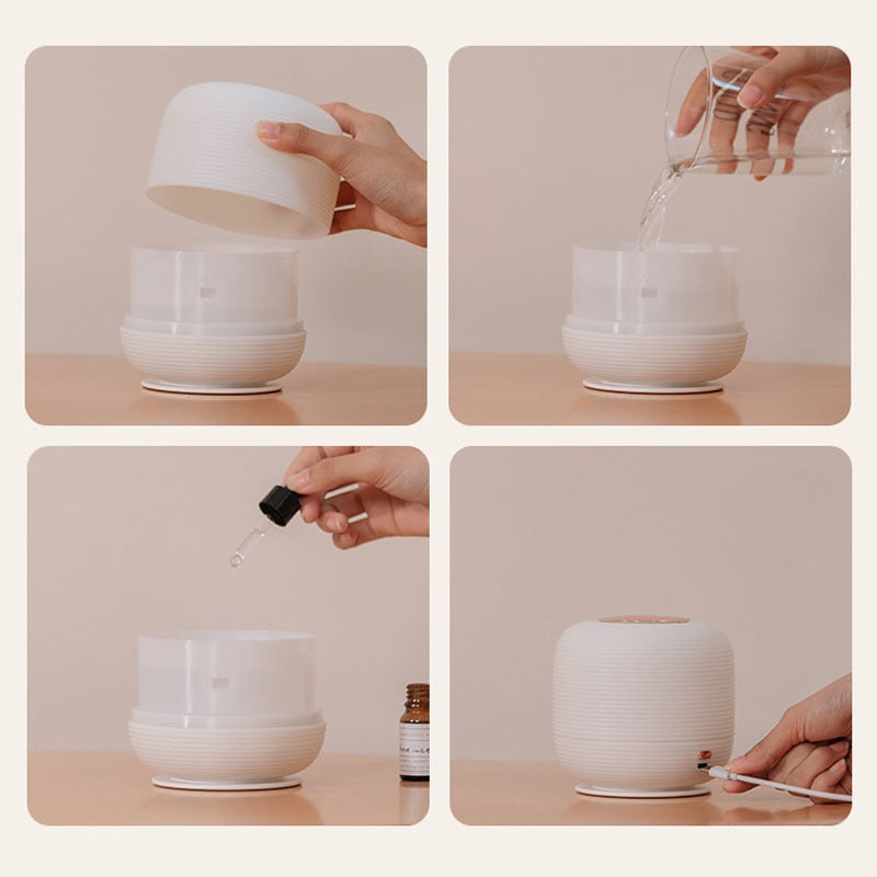 USB Air Humidifier with Night Light