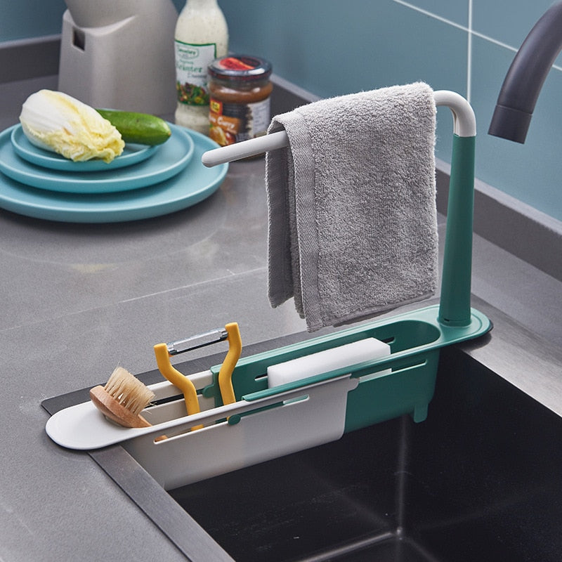 Telescopic Kitchen Sink Shelf